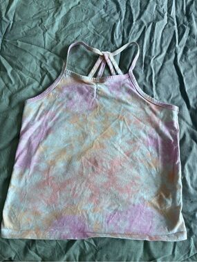 OshKosh B'gosh Pastel Tie-Dye Tank Top - Pink, Blue, Peach